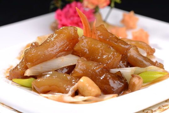 京蔥燒鹿筋