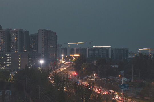 成都城市夜景