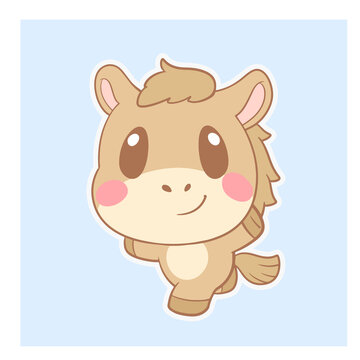 卡通馬