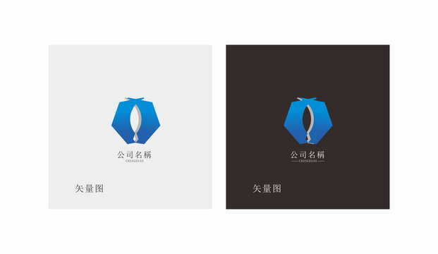 蓝色科技logo