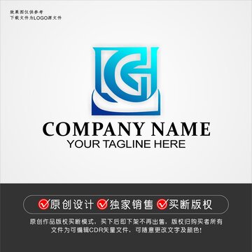 DG标志DG字母logo