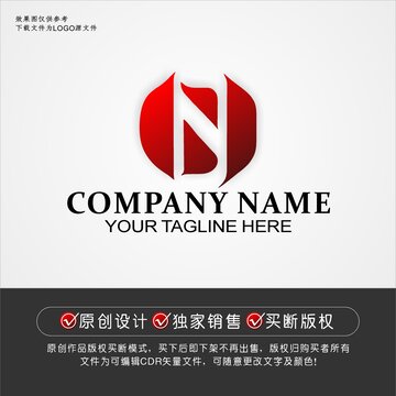 DN标志DN字母logo