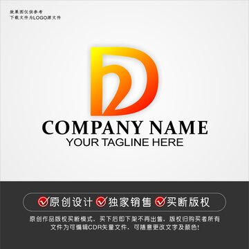 DP标志DP字母logo