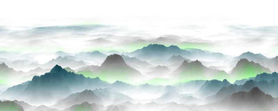 新中式山水畫