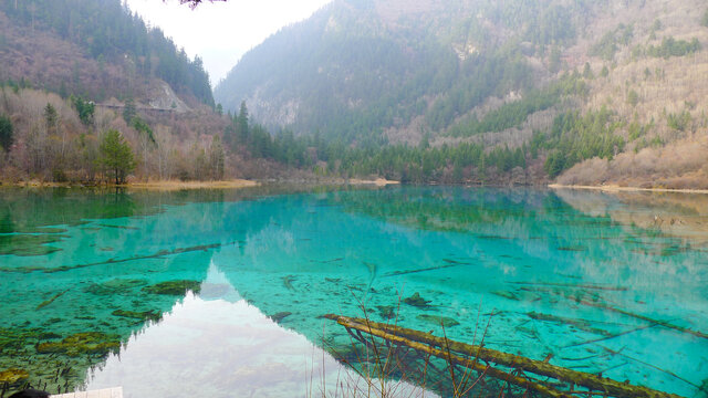 九寨沟的水