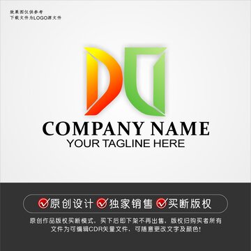 DW标志DW字母logo