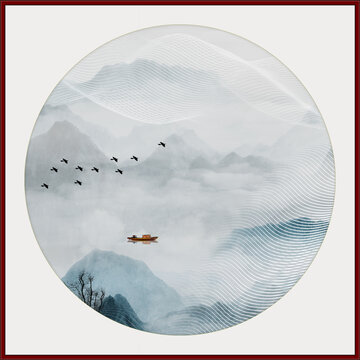 水墨山水畫