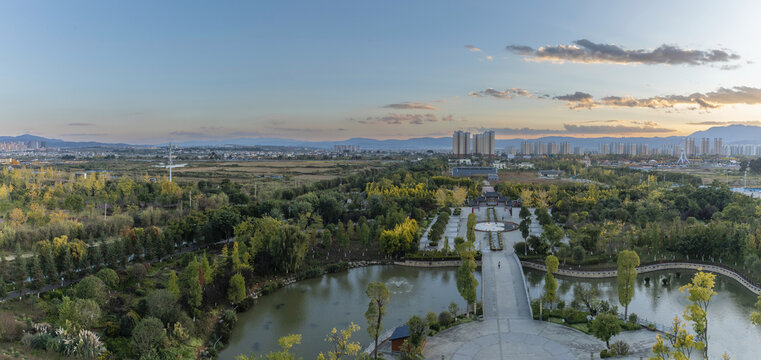 云南保山城市风景