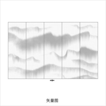 意境山水玻璃鏤空貼膜