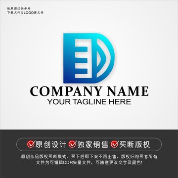 ED标志ED字母logo