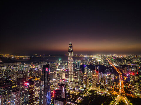 深圳繁华夜景