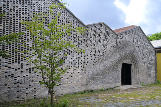 上海老式砖墙民居建筑