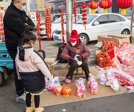 山东邹平春节市场货源充足