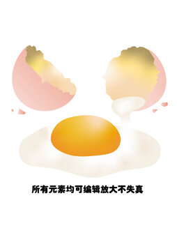 卡通雞蛋
