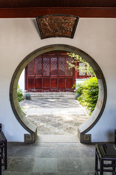 上海大觀園月亮門(mén)