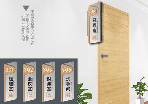企業(yè)科室門牌