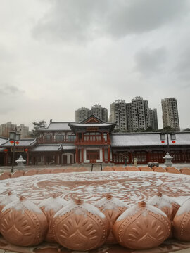 花萼相辉楼雪景