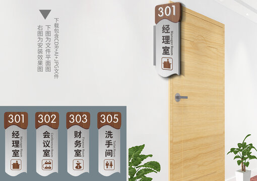 企業(yè)科室門(mén)牌