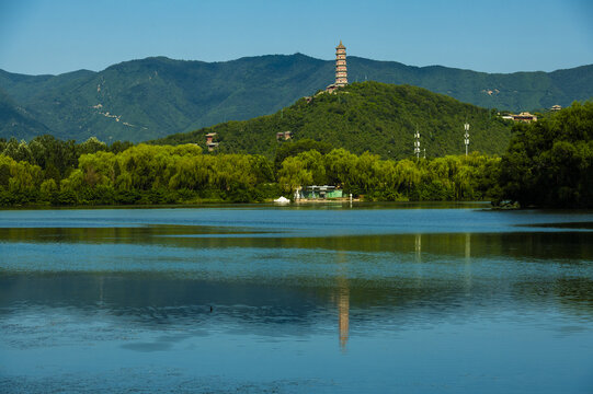 北京玉泉山风光