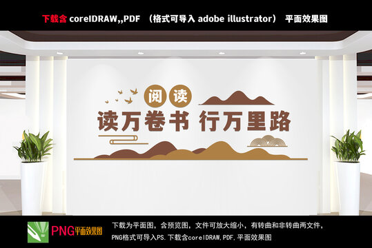 圖書館文化墻