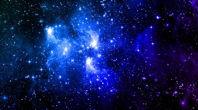 藍(lán)色星空背景