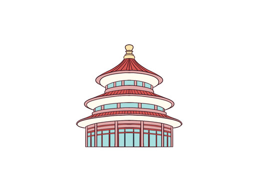 北京地標(biāo)建筑天壇