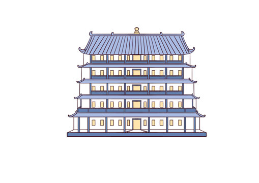 廣州地標(biāo)建筑鎮(zhèn)海樓