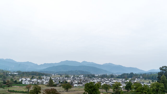 徽州山间最美乡村