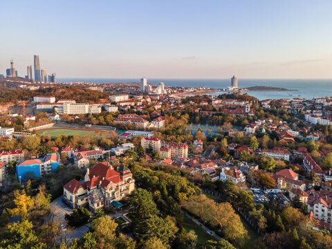 青岛湾别墅区建筑景观