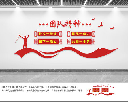 團(tuán)隊(duì)精神展板