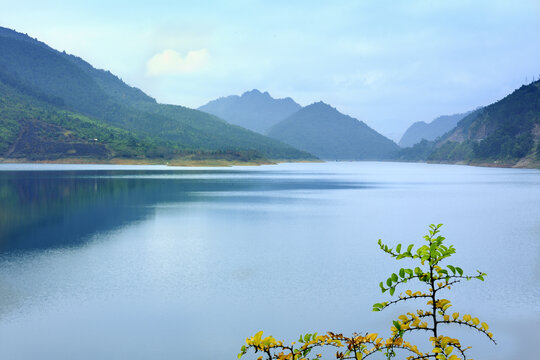 水库湖泊景观