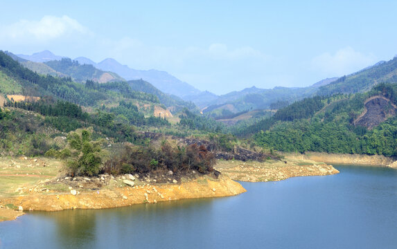 水库湖泊景观