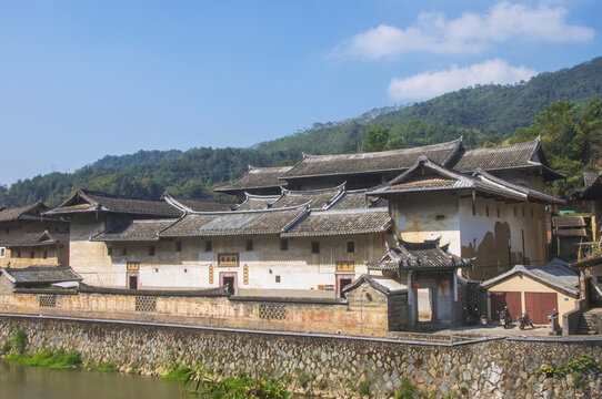 乡村土楼福裕楼风景