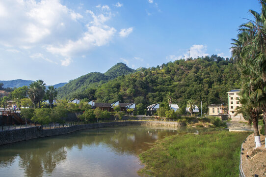 洪坑山水风景