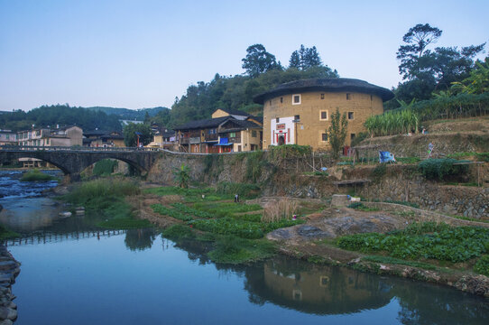 永定土楼乡村风景