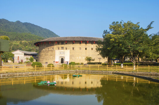 福建土楼风光振成楼