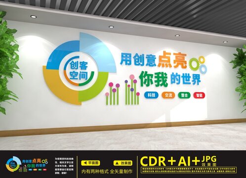 創(chuàng)客文化墻