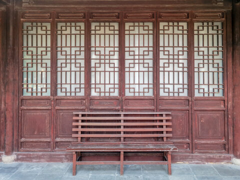 中式古建筑木门