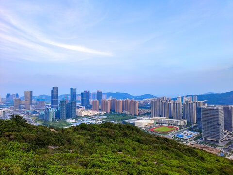 横琴澳门全景