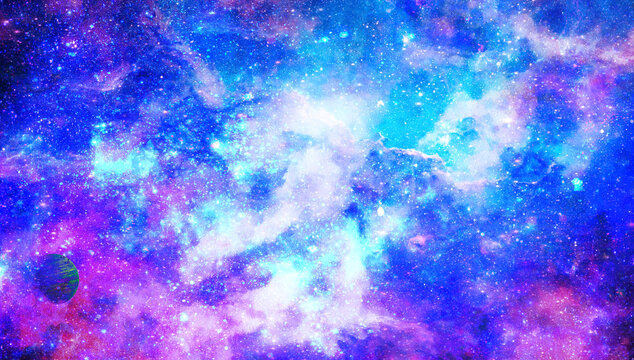 藍(lán)色夢(mèng)幻星空