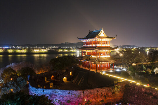 赣州八境台夜色