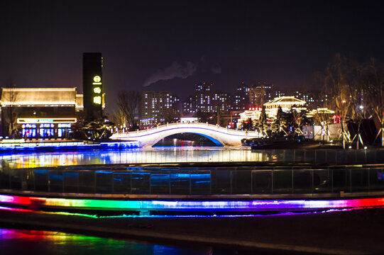 西关小镇夜景