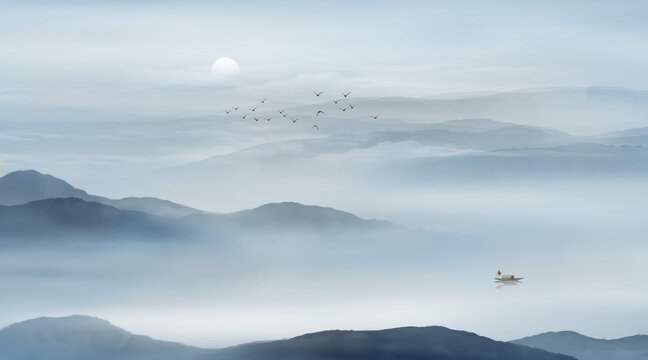 意境山水圖
