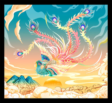 鳳凰插畫