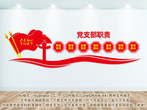 黨支部職責(zé)文化墻