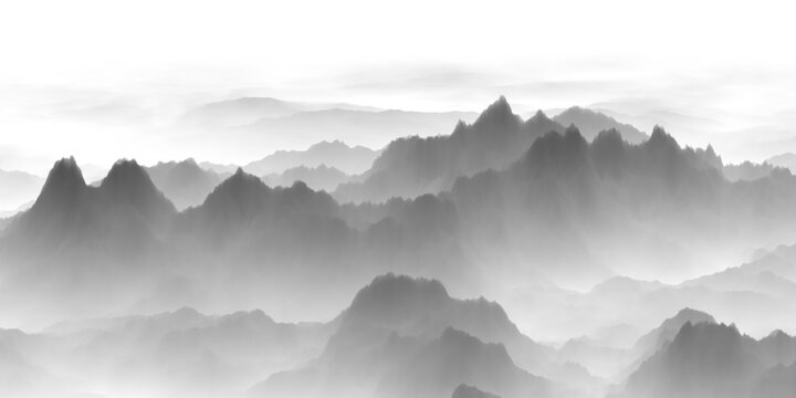 山水裝飾畫
