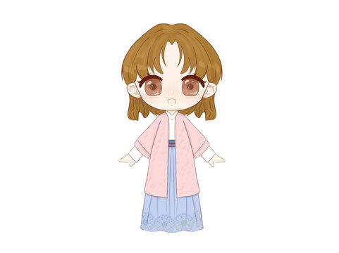 古風(fēng)少女Q版