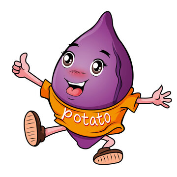 紫薯卡通设计