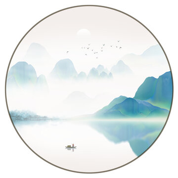 中式山水畫