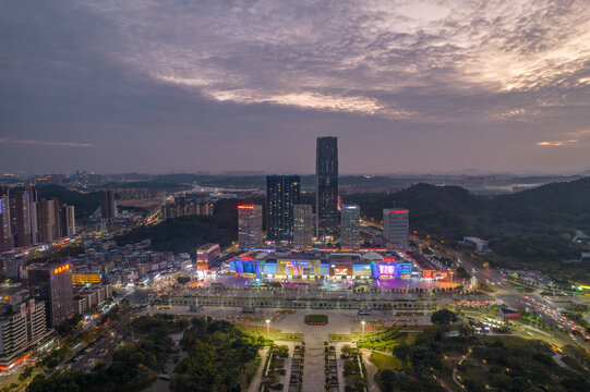 广州增城区夜景